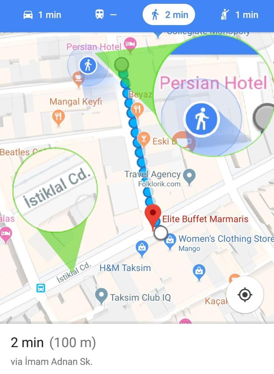 Persian Hotel Istanboel Buitenkant foto